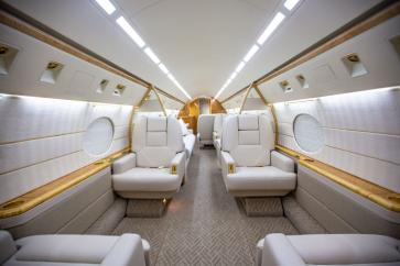  Gulfstream IV-SP seating