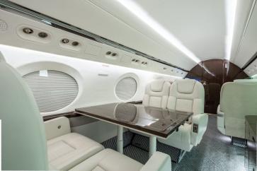 Luxury cabin in a Gulfstream IV-SP 
