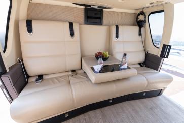 Interior of the H155 Helicopter for Charter.