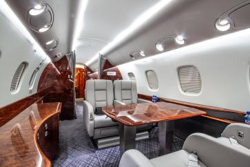 N529GB Legacy 600 Private Jet Interior