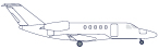 outline of Turbo-Prop / Light Jet aircraft